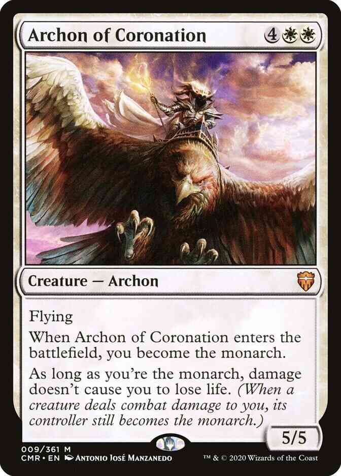 Archon of Coronation [9] [Commander Legends] [Non-Foil]