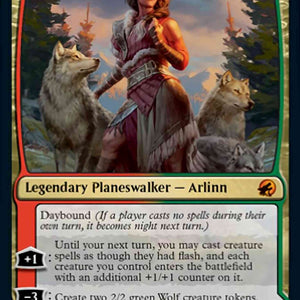 Arlinn, the Pack's Hope // Arlinn, the Moon's Fury [211] [Innistrad: Midnight Hunt] [Non-Foil]