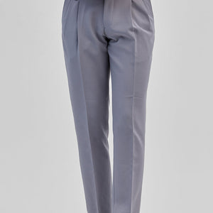 Light Grey Slim Fit Gurkha Trousers