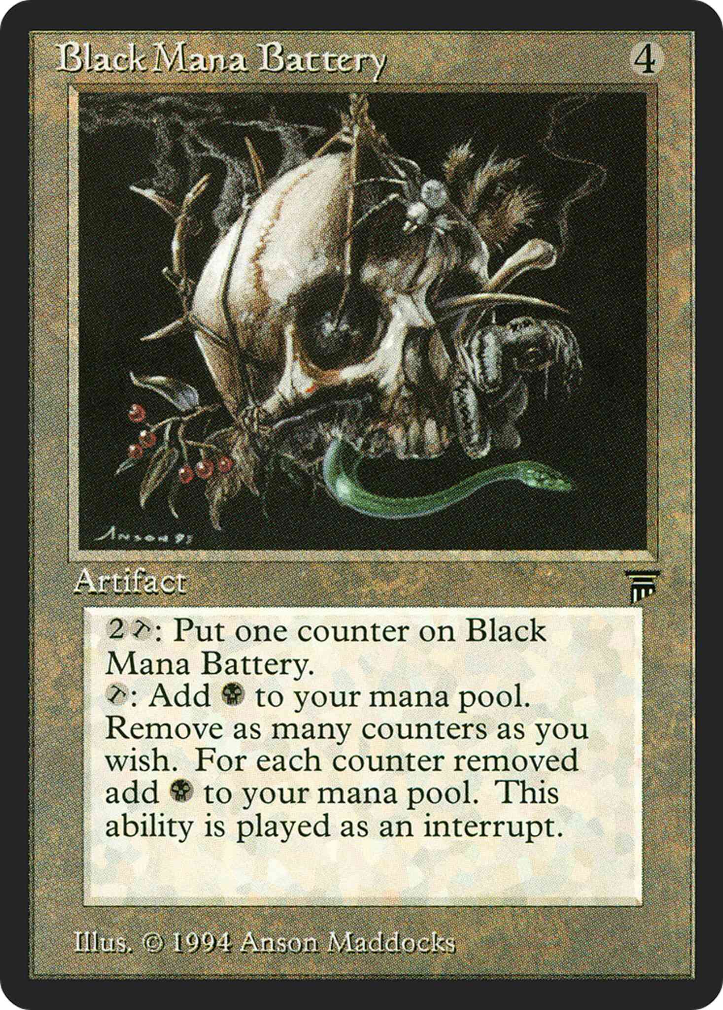 Black Mana Battery [274] [Legends] [Non-Foil]