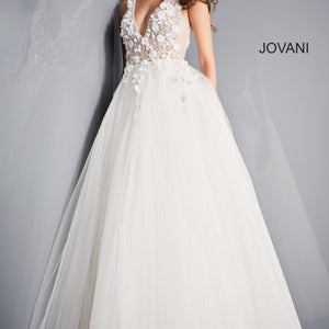 Tulle Sleeveless A-line Gown by Jovani 3110