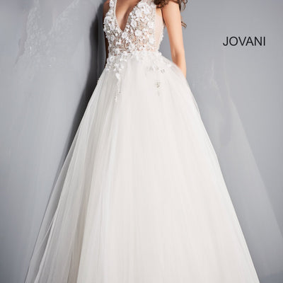 Tulle Sleeveless A-line Gown by Jovani 3110