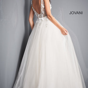 Tulle Sleeveless A-line Gown by Jovani 3110