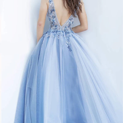 Tulle Sleeveless A-line Gown by Jovani 3110