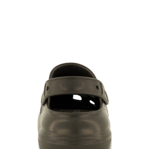 Rhinestone Charm Platform Slingback Clogs