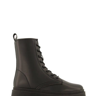 Platform Lug Sole Combat Boots