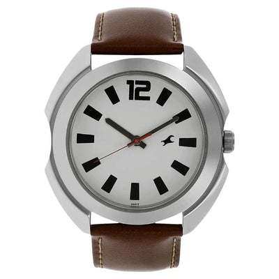 Fastrack Brown Leather Strap