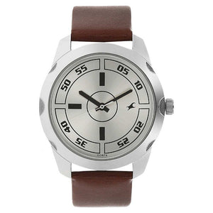 Fastrack Silver & Brown