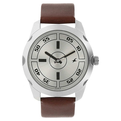 Fastrack Silver & Brown