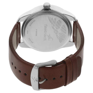 Fastrack Silver & Brown