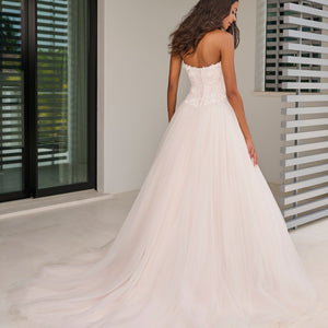 Tulle Strapless Bridal Ball Gown by Adrianna Papell 31324
