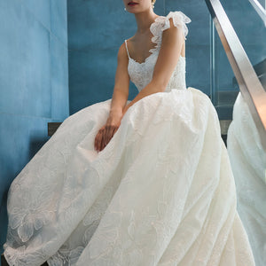 Lace Sleeveless Bridal Ball Gown by Adrianna Papell 31326