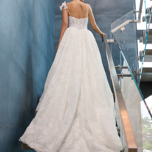 Lace Sleeveless Bridal Ball Gown by Adrianna Papell 31326