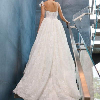 Lace Sleeveless Bridal Ball Gown by Adrianna Papell 31326