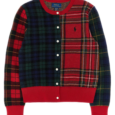 Polo Ralph Lauren Scottish Cardigan And Top Set