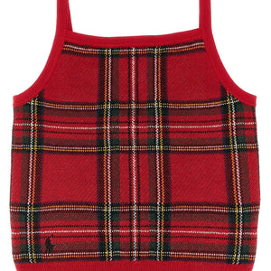 Polo Ralph Lauren Scottish Cardigan And Top Set
