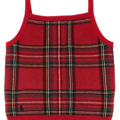 Polo Ralph Lauren Scottish Cardigan And Top Set