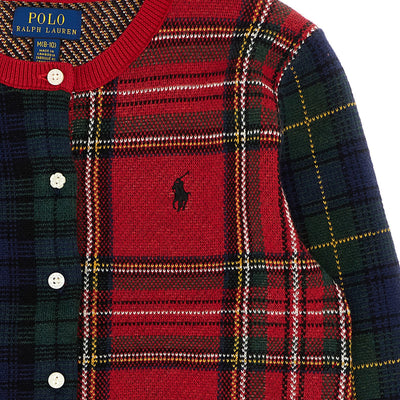 Polo Ralph Lauren Scottish Cardigan And Top Set