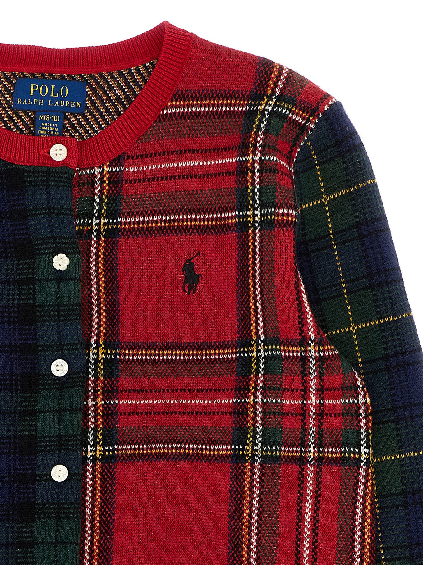 Polo Ralph Lauren Scottish Cardigan And Top Set