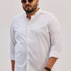 White Mandarin Shirt