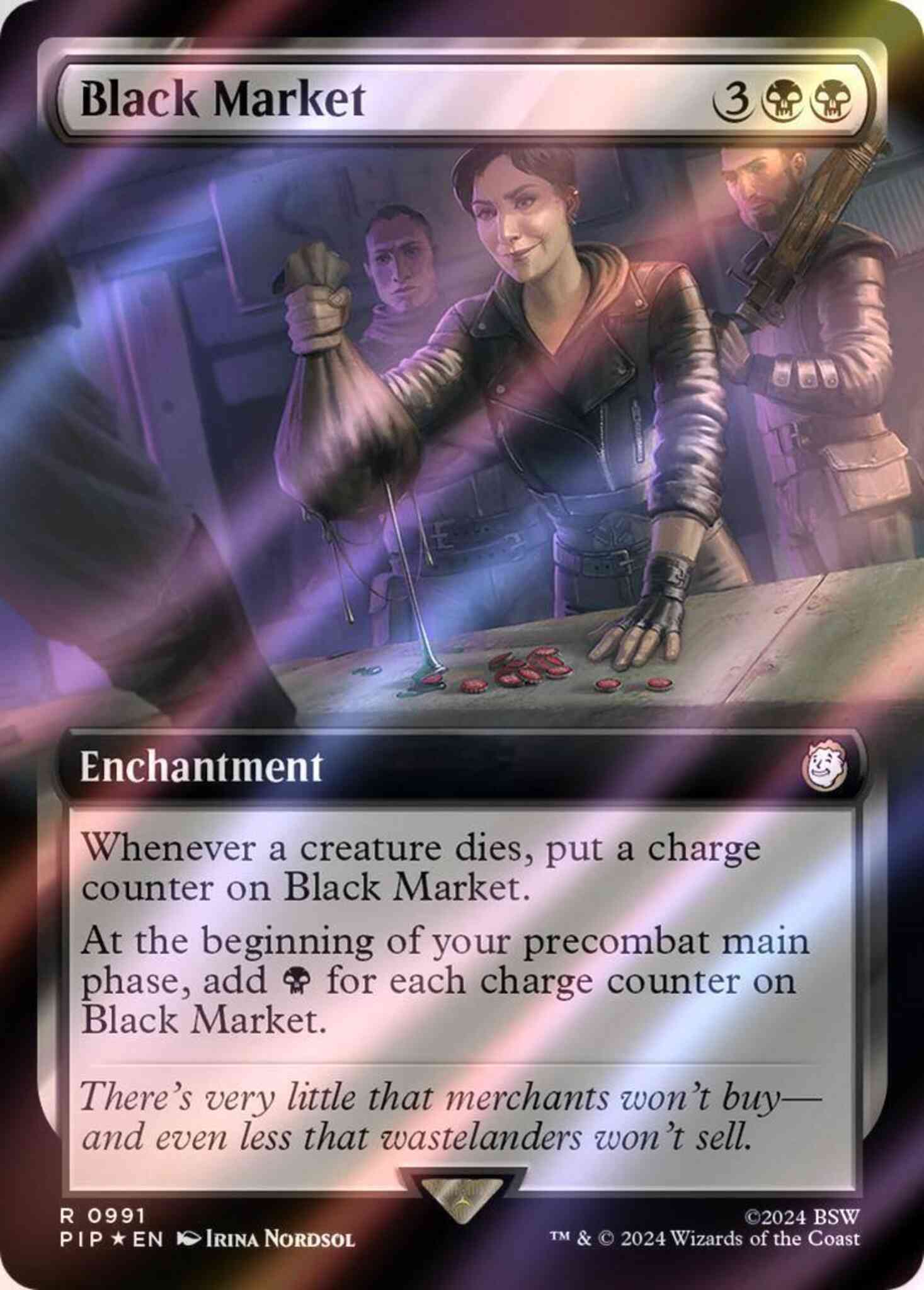 Black Market [991] [Extended Art] [Fallout] [Surge Foil]