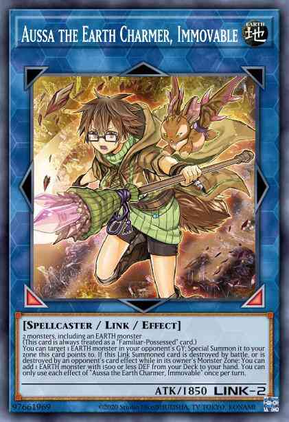 Aussa the Earth Charmer, Immovable - IGAS-EN048 - Rare - Unlimited