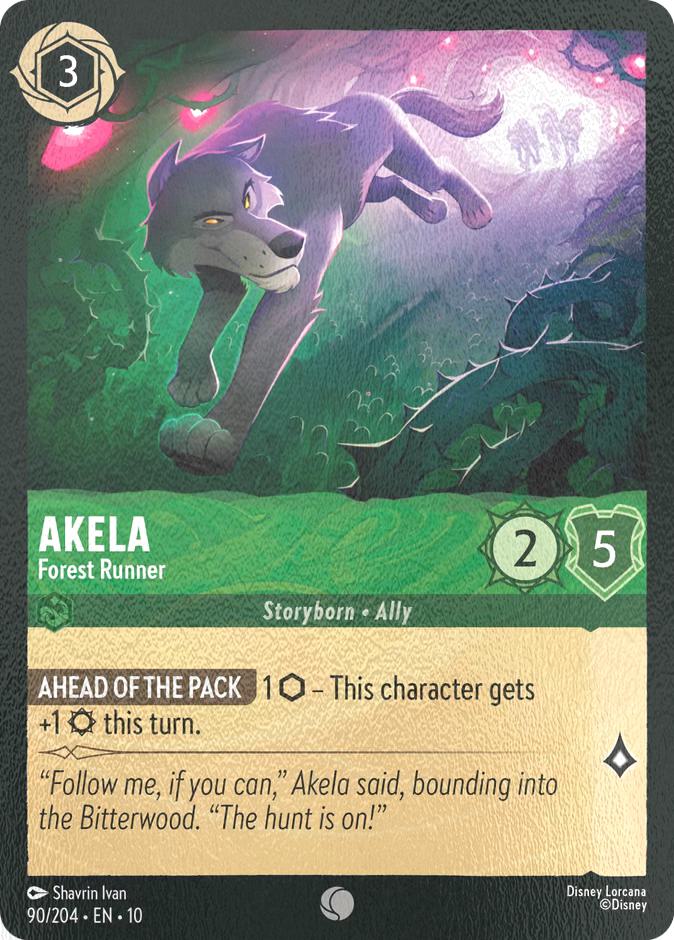Akela - Forest Runner - 90/204 [Whispers in the Well] [Cold Foil]