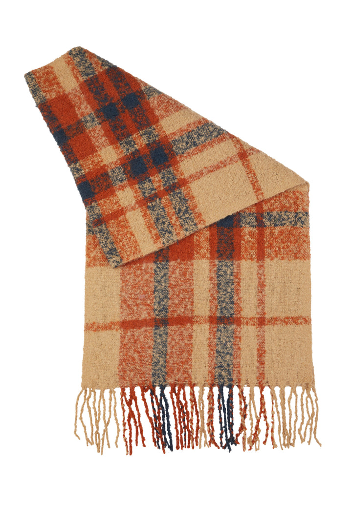 Boucle Plaid Scarf