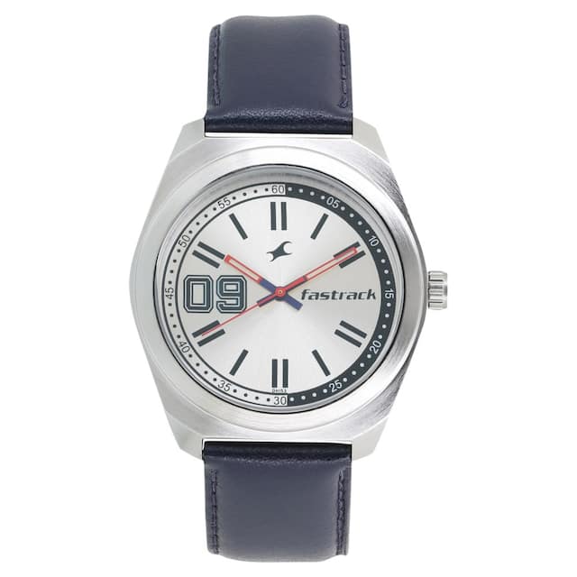 Varsity Blue Leather