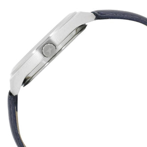Varsity Blue Leather