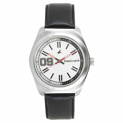 Varsity Black Leather