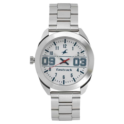 Varsity White Dial & Stainless Steel Strap