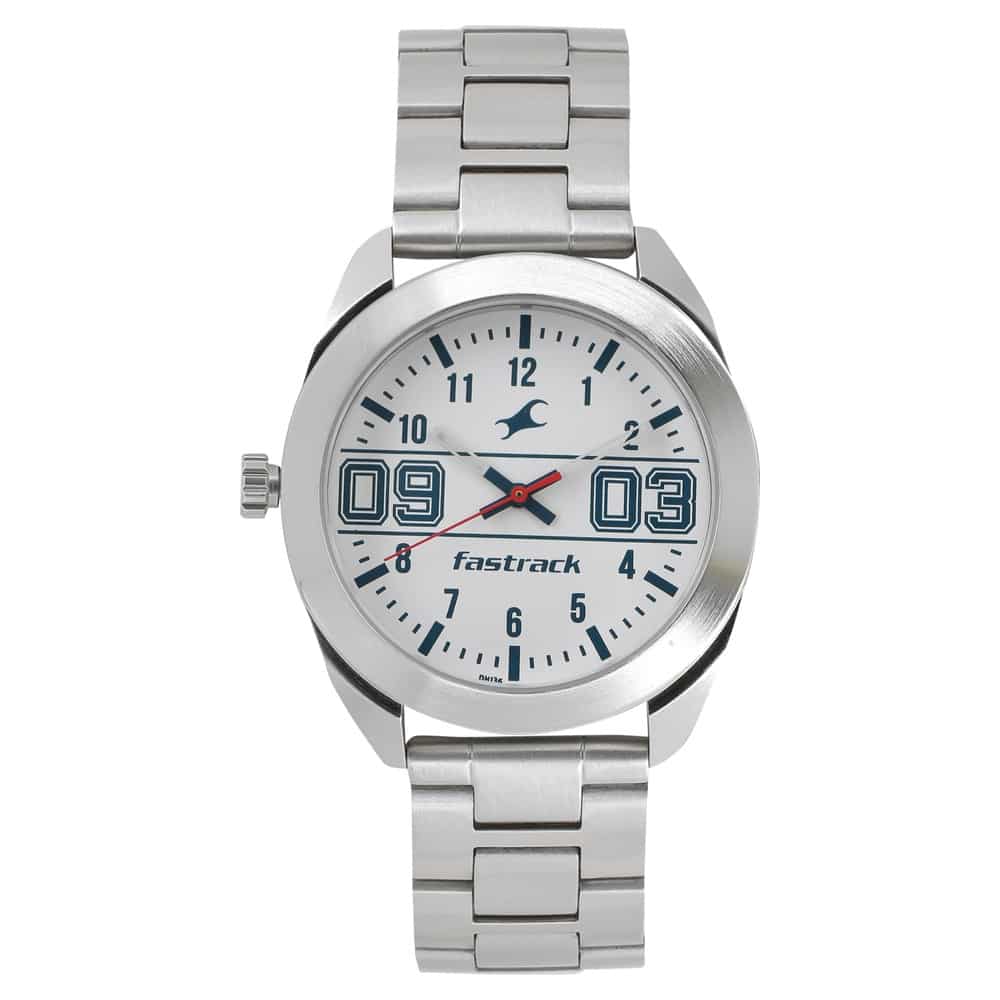 Varsity White Dial & Stainless Steel Strap