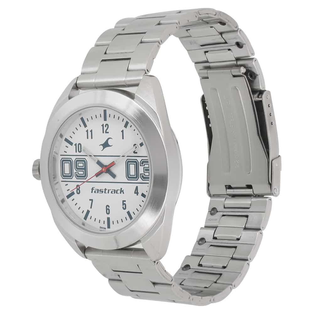 Varsity White Dial & Stainless Steel Strap