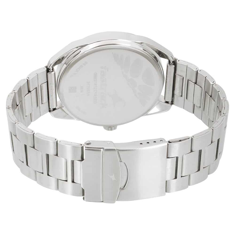 Varsity Black Dial & Stainless Steel Strap