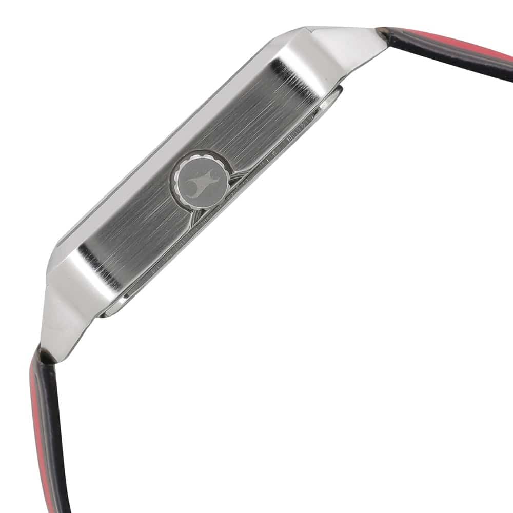 Varsity Black Leather Strap