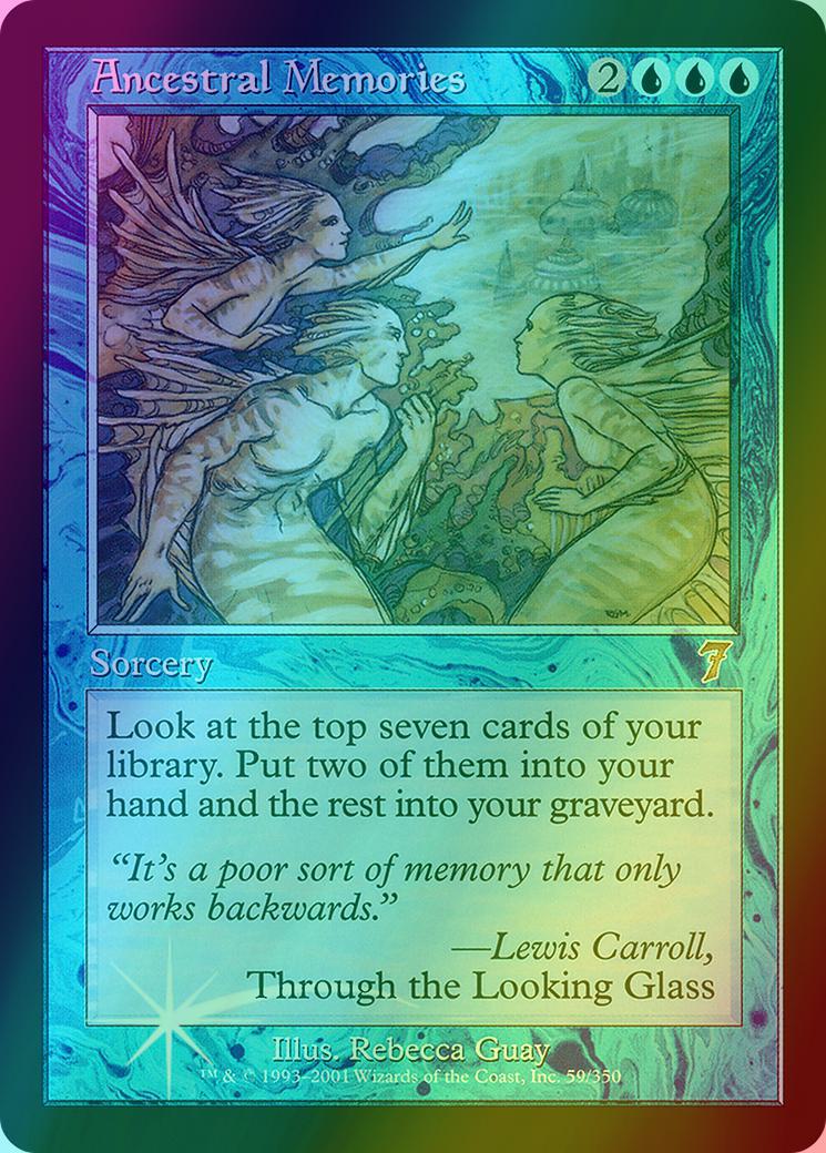 Ancestral Memories [59x] [Seventh Edition] [Foil]
