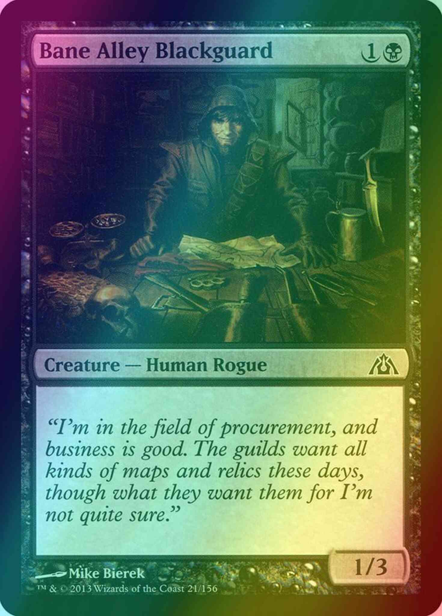 Bane Alley Blackguard [21] [Dragon's Maze] [Foil]