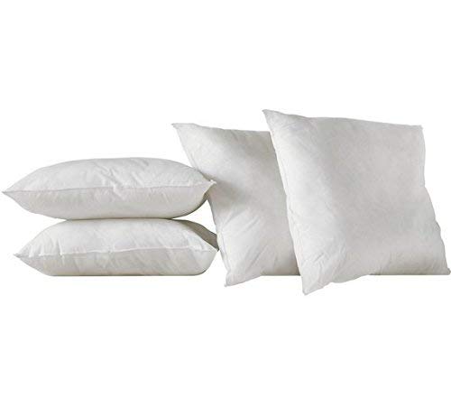 Kuber Industries Microfibre Cushion Filler Set of 2 Pieces (16"x16", White, CTKTC013954)