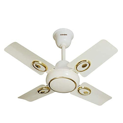 Candes Kwid 600mm/24 inch High Speed Anti-dust Decorative 5 Star Rated Ceiling Fan 858 RPM with 2 Yrs Warranty (Pack of 1,Ivory)