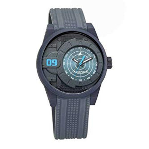 Trendies Black Dial & Silicone Strap