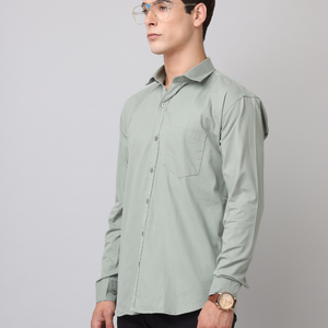 Frankshirt Pista Solid Tailored Fit Cotton Casual Shirt for Man
