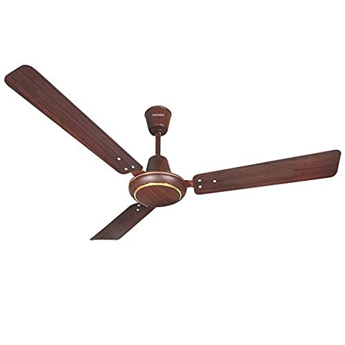 Candes Woody Decorative High Speed 1200 mm / 48 inch Anti-Dust 400-RPM Ceiling Fan (Wallnut, with 2 Yrs warranty)(Pack of 1,Brown)