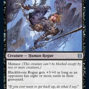 Blackbloom Rogue // Blackbloom Bog [91] [Zendikar Rising] [Non-Foil]