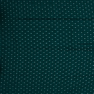 Teal Bengal Cotton Saree With Coin Motifs