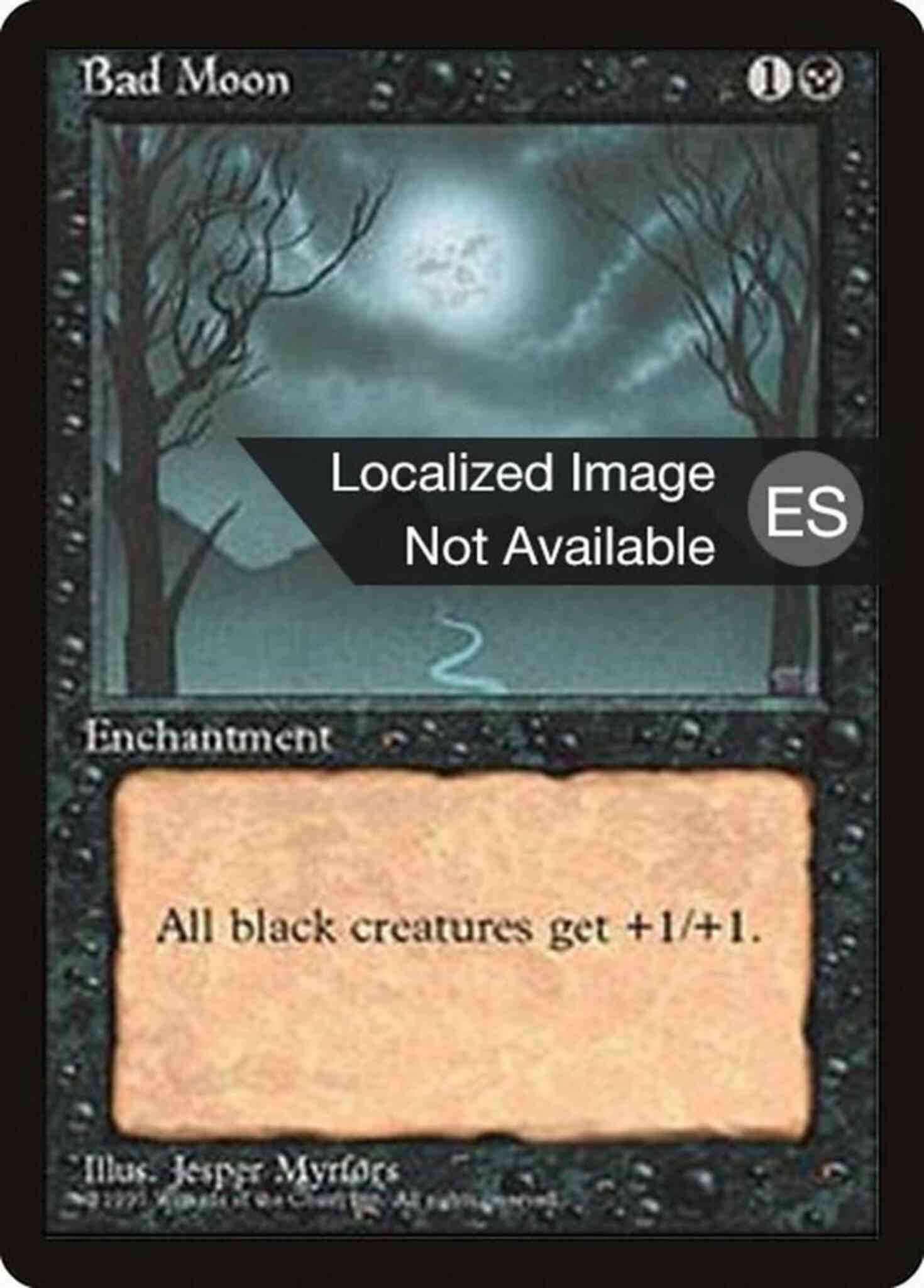 Bad Moon - Korean [120] [Fourth Edition Black Border: Korean] [Non-Foil]