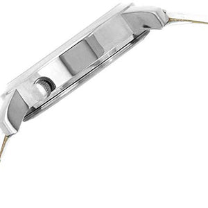Helix White Dial Leather