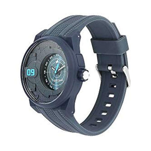 Trendies Black Dial & Silicone Strap