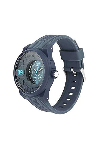 Trendies Black Dial & Silicone Strap
