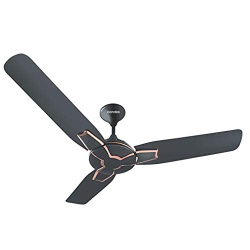 Candes Getz 1200mm/48 inch High Speed Anti-dust Decorative 3 Star Rated Ceiling Fan For Home 405 RPM with 2 Yrs Warranty (Pack of 1, Coffee Brown)